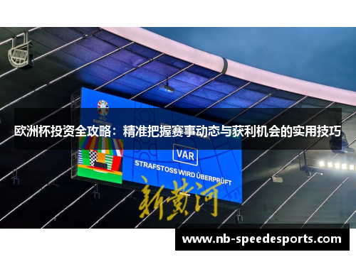欧洲杯投资全攻略：精准把握赛事动态与获利机会的实用技巧